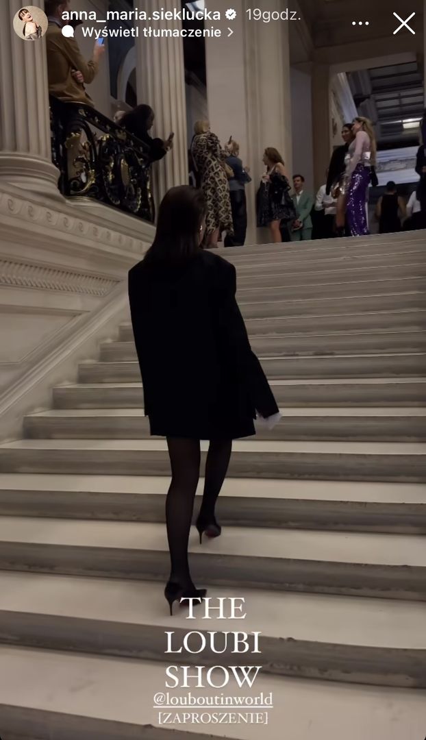 Anna-Maria Sieklucka w Paryżu, fot. Instagram.com/anna_maria.sieklucka