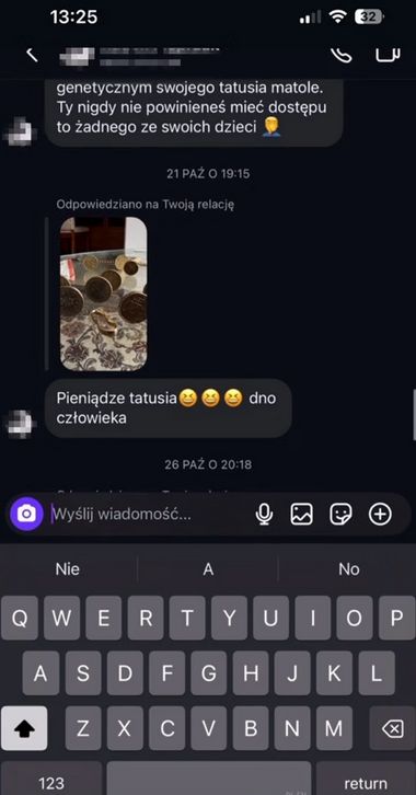 Daniel Martyniuk pokazał wiadomości od hejtera