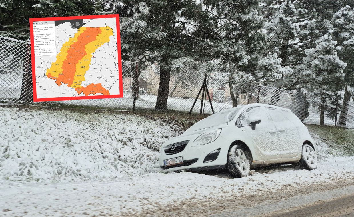 IMGW ostrzega, intensywne opady. Ponad pół Polski z alertami