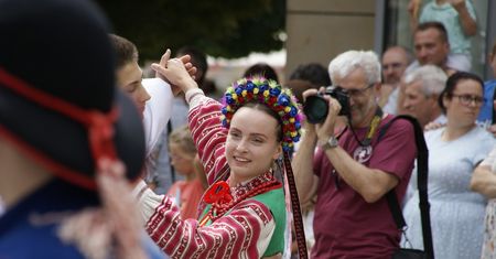 Zabawa z mieszkańcami tradycyjnie zakończyła Vistula Folk Festival 2023