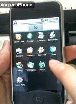 Android uruchomiony na iPhonie [wideo]