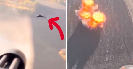 Scena jak z filmu akcji. Moment brawurowego ataku w powietrzu