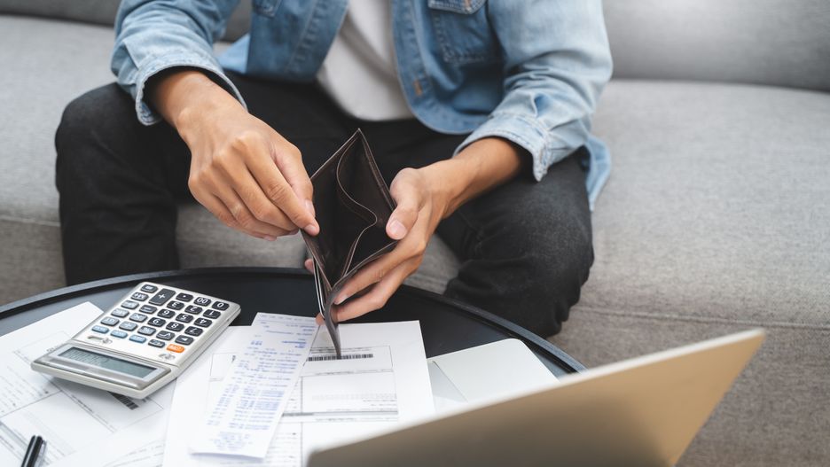 Bankruptcy problem financial concept, Young man opening empty wallet stress to find money to pay debt mortgage  period.account, adult, bank, bankruptcy, borrow, broke, budget, businessman, calculate, cash, check, confused, credit, crisis, debt, deposit, desperate, employee, empty, expense, financial, frustration, help, income, invoice, less, loan, loss, money, need, pay, payday, payment, pocket, poor, price, problem, purse, sad, salary, saving, shopping, spending, statement, stress, trouble, unhappy, upset, wallet, young, account, adult, bank, bankruptcy, borrow, broke, budget, businessman, calculate, cash, check, confused, credit, crisis, debt, deposit, desperate, employee, empty, expense, financial, frustration, help, income, invoice, less, loan, loss, money, need, pay, payday, payment, pocket, poor, price, problem, purse, sad, salary, saving, shopping, spending, statement, stress, trouble, unhappy, upset, wallet