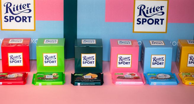 Ritter Sport z limitowaną serią farb promuje czekolady