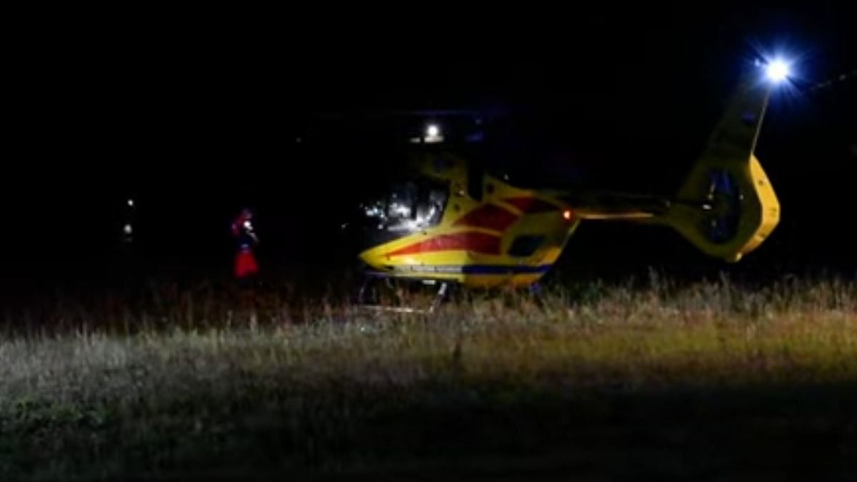 Śmigłowiec w Samarzewie 