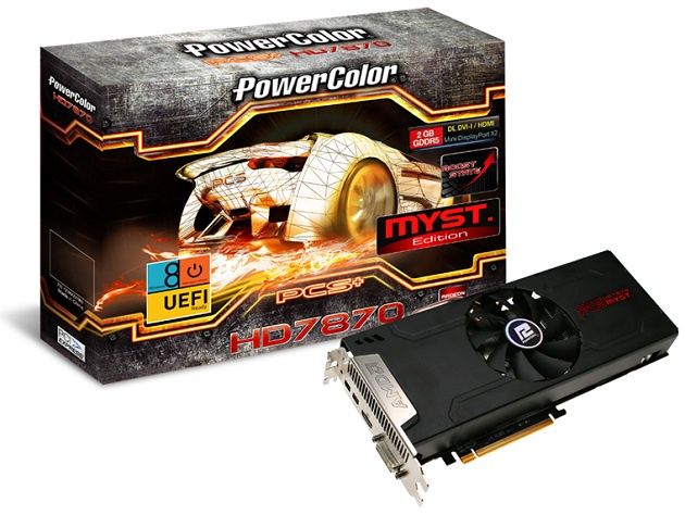 PowerColor PCS+ HD7870 Myst. Edition karta graficzna zdjęcie