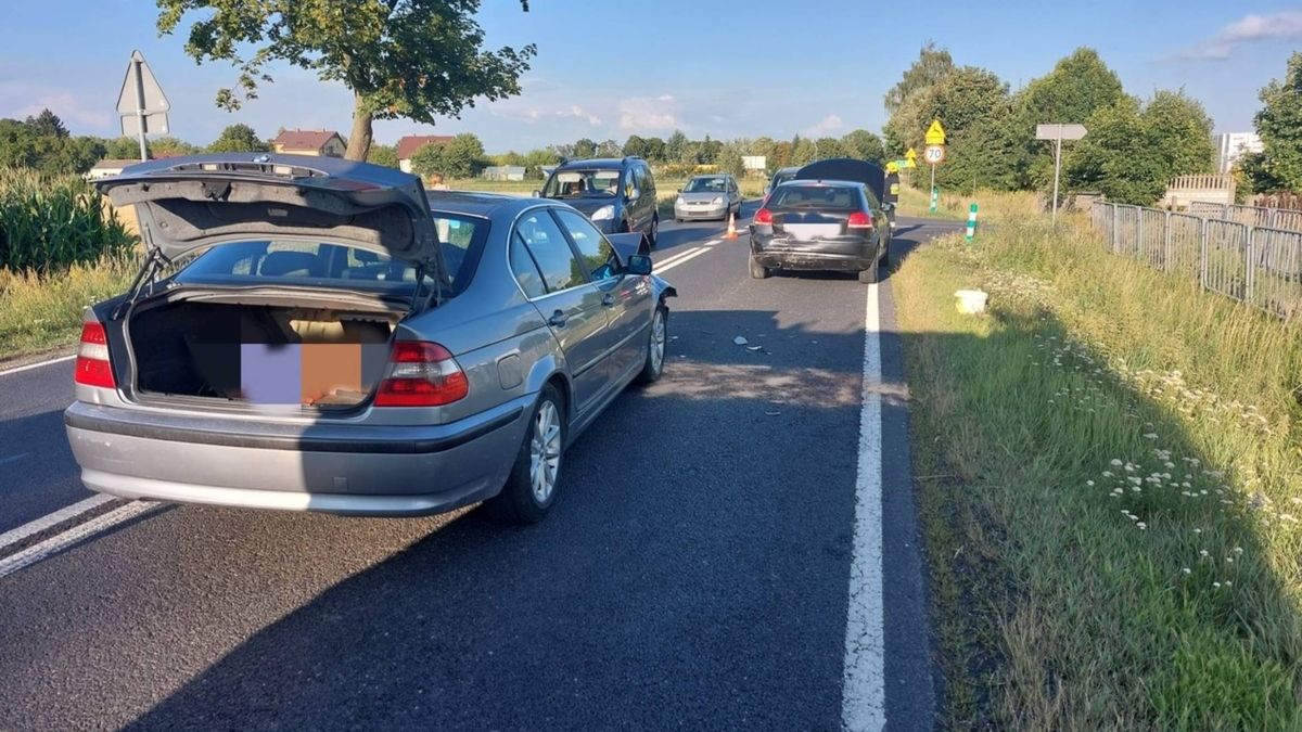 Wypadek z udziałem BMW