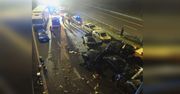 Karambol na S19. 17 samochodów rozbitych, 8 osób rannych