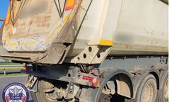 Kierował ciężarówką bez koła. Zadziwiające tłumaczenia 46-latka