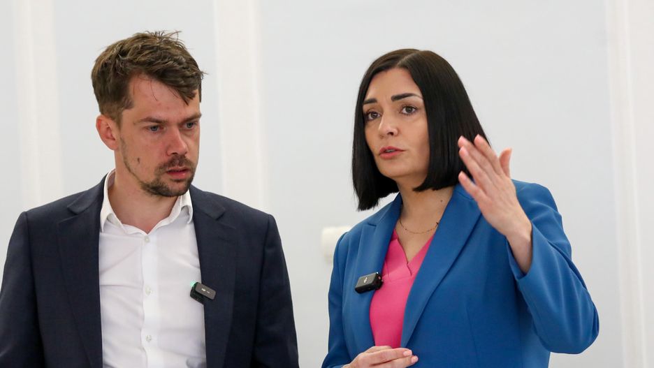 Magdalena Sroka i Michał Kołodziejczak - liderzy Porozumienia i Agrounii.