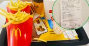 Znajoma była w McDonald's w Ukrainie. Wysłała mi paragon i byłem szczerze zdziwiony