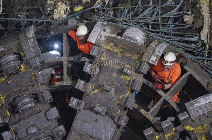 Warszawa. Tarcza Maria zakończyła drążenie pierwszej części tunelu