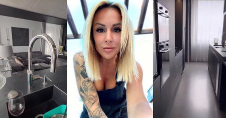 Blanka Lipińska chwali się CZARNĄ KUCHNIĄ, a w niej: dwie lodówki, elektryczne szuflady i głośnik. Funkcjonalnie? (ZDJĘCIA)