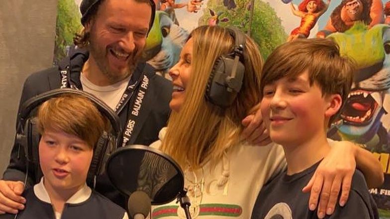 Małgorzata Rozenek z rodziną