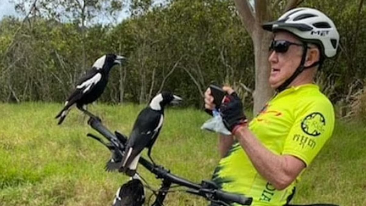 Rowerzysta pokazał zdjęcie