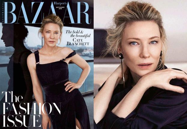 49-letnia Cate Blanchett flirtuje z obiektywem w nowej sesji