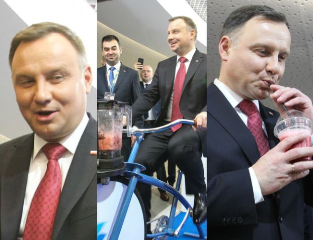 Andrzej Duda wyjeździł sobie koktajl (ZDJĘCIA)