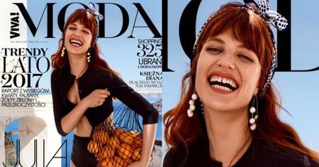 Julia Banaś na okładce "Viva! Moda"