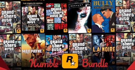 Seria GTA, Max Payne i inne hity ze studia Rockstar w charytatywnej Humble Bundle
