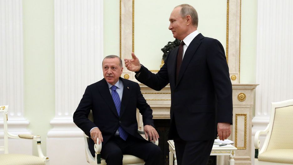 Władimir Putin i Recep Tayyip Erdogan