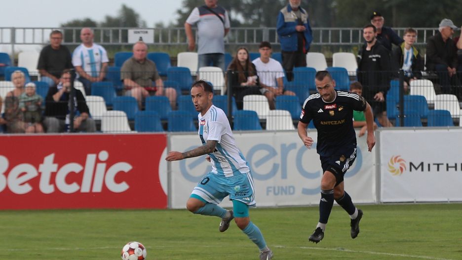 Dawid Kort zdobył pierwszą bramkę Świtu w sezonie 2025/26