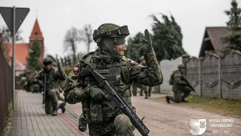 Szkolenie terytorialsów z 83. batalionu lekkiej piechoty z Grudziądza