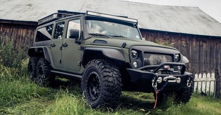 Chińska wersja Jeepa Wranglera 6x6