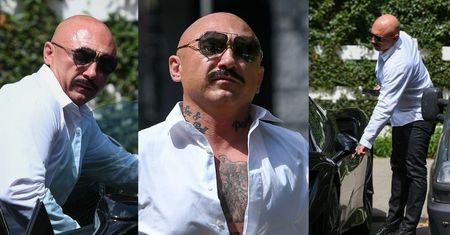 Patryk Vega z GOŁĄ KLATĄ wsiada do auta za ponad 2 MILIONY złotych (ZDJĘCIA)