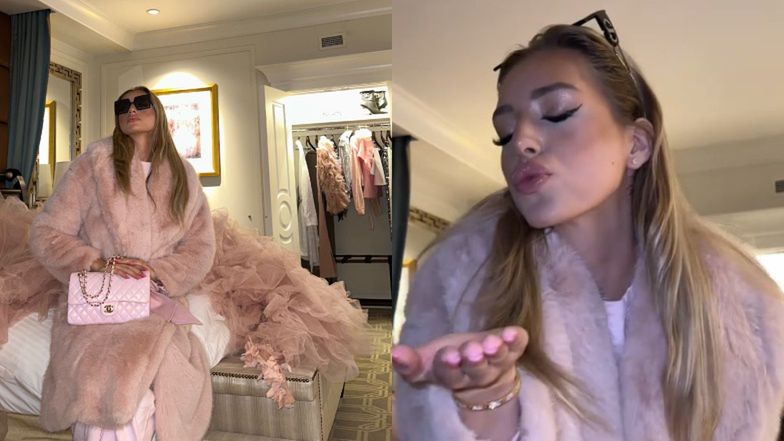 Caroline Derpienski znów szpanuje drogimi ciuchami i dodatkami