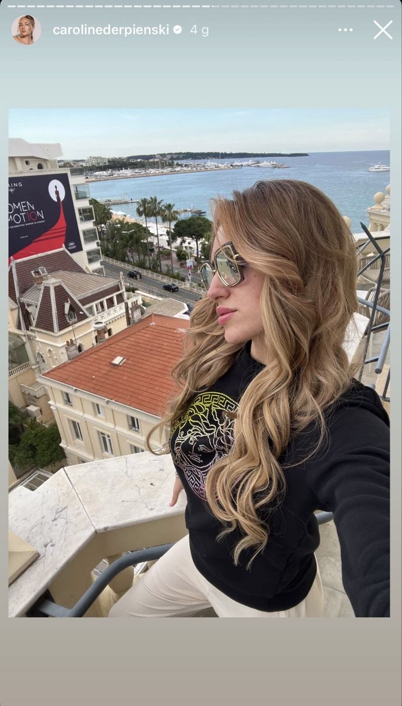 Caroline Derpieński melduje się w Cannes
