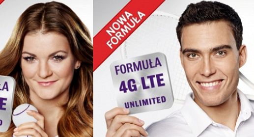 Radwańska i Janowicz reklamują Formułę 4G LTE Unlimited w Play (wideo)