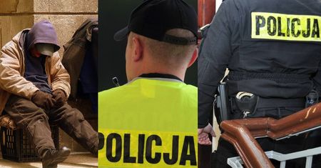 Policjanci wywieźli bezdomnego do lasu. Mężczyzna zmarł z wyziębienia!