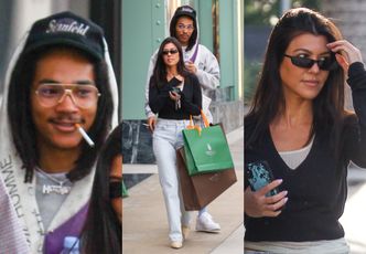 Szczęśliwa Kourtney Kardashian na zakupach z 20-letnim kochankiem