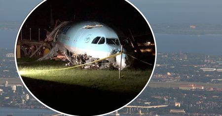 Airbus nie trafił w pas startowy. Przerażające zdjęcia z lotniska