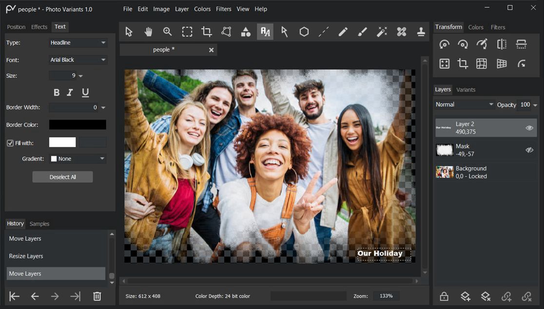 Photo Variants - darmowy program do przerabiania zdjęć