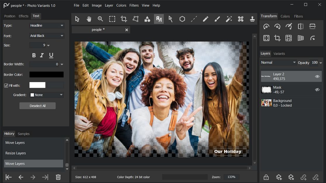 Photo Variants - darmowa aplikacja do metamorfozy zdjęć