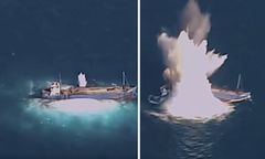 Zatapia okręt w 20 sekund. Amerykanie testują nową bombę