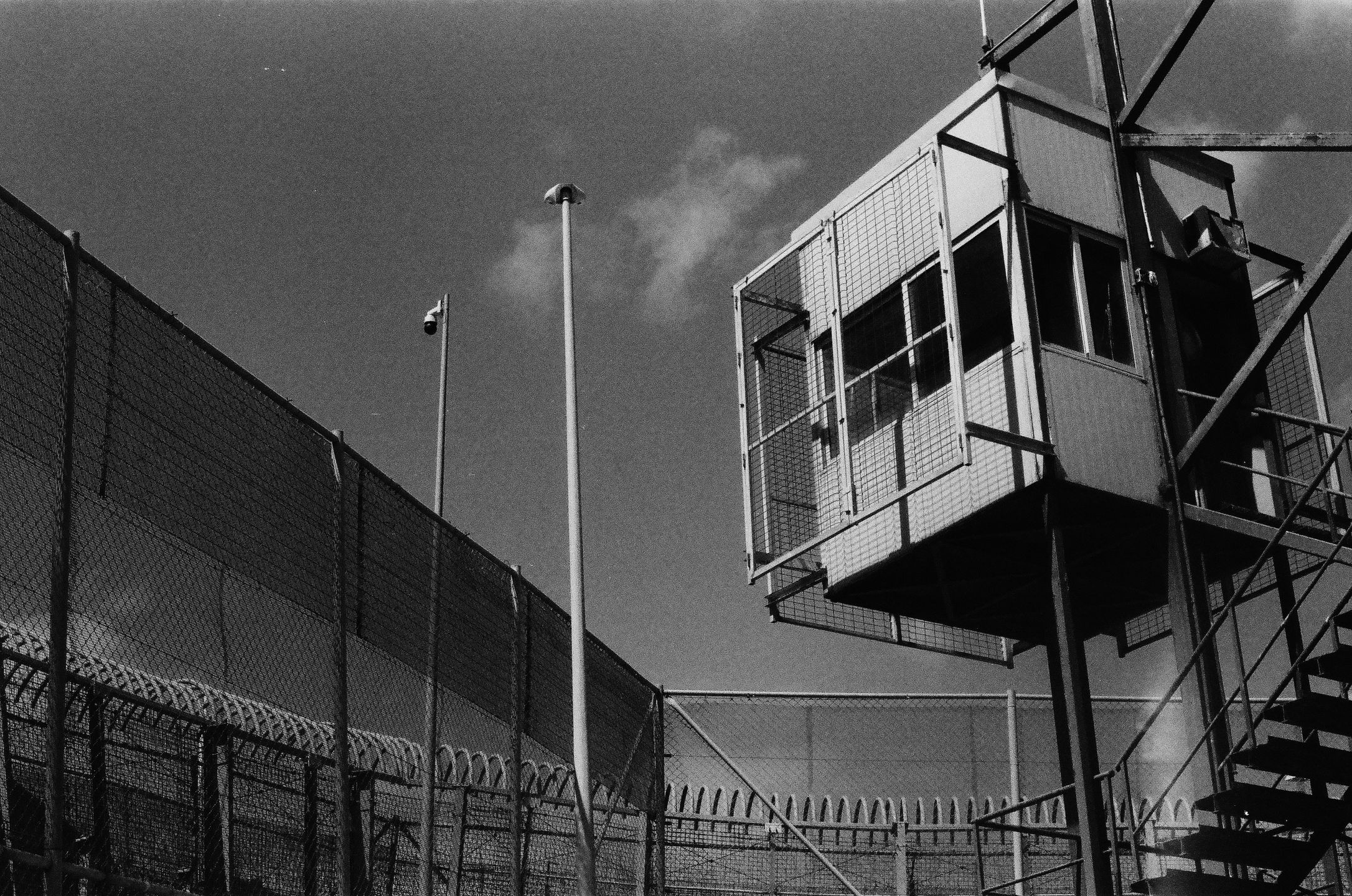 Melilla. Wieża strażnicza przy granicy z Marokiem