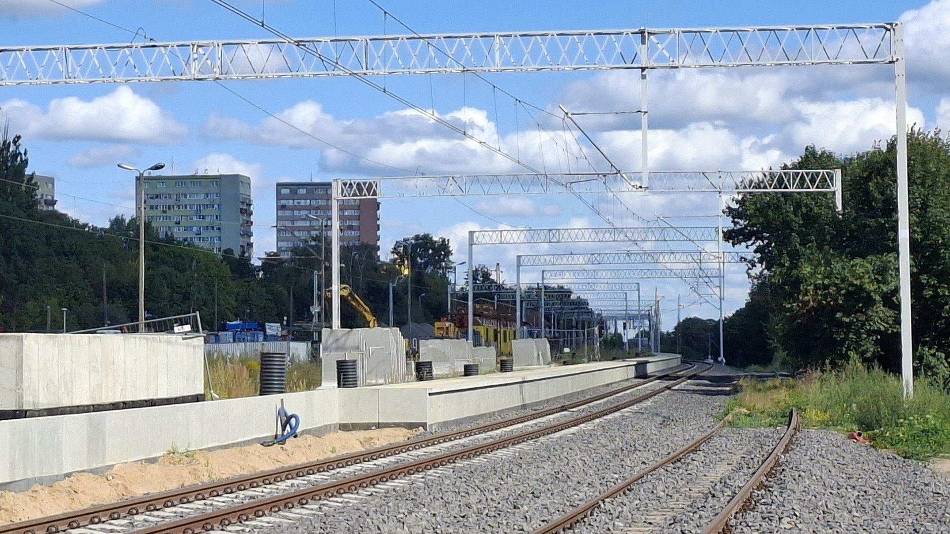 Plac budowy SKM Szczecin - Niebuszewo
