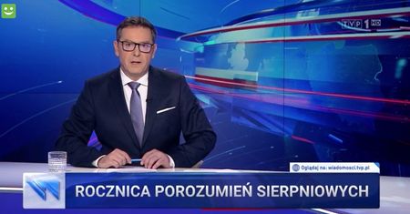 "Wiadomości" TVP o Porozumieniach Sierpniowych. Historyk nie wytrzymał