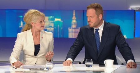 Starcie polityków w programie na żywo. "Pan tu siedzi i się poci"