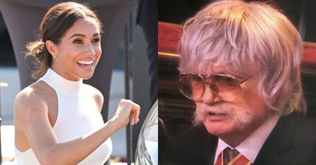Meghan Markle jednak pojawiła się na koronacji? Internauci twierdzą, że była w przebraniu...