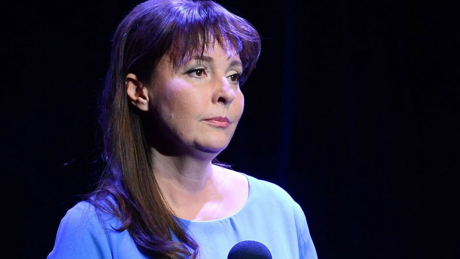 Justyna Sieńczyłło zwróciła się do gości Teatru Kamienica