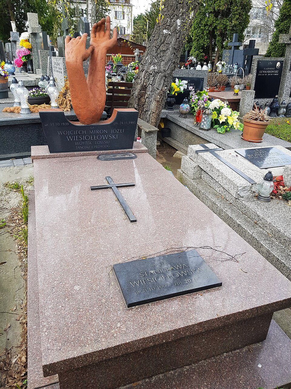 Grób tancerza Wojciecha Wiesiołłowskiego