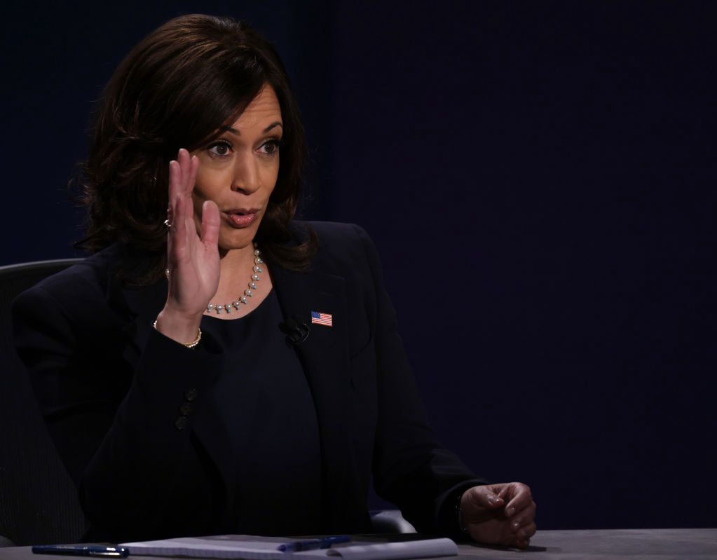 Kamala Harris kilka razy musiała przypominać, że teraz jest jej czas