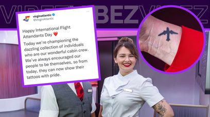 Virgin Atlantic pozwala pracownikom na pokazywanie zakrytych części ciała