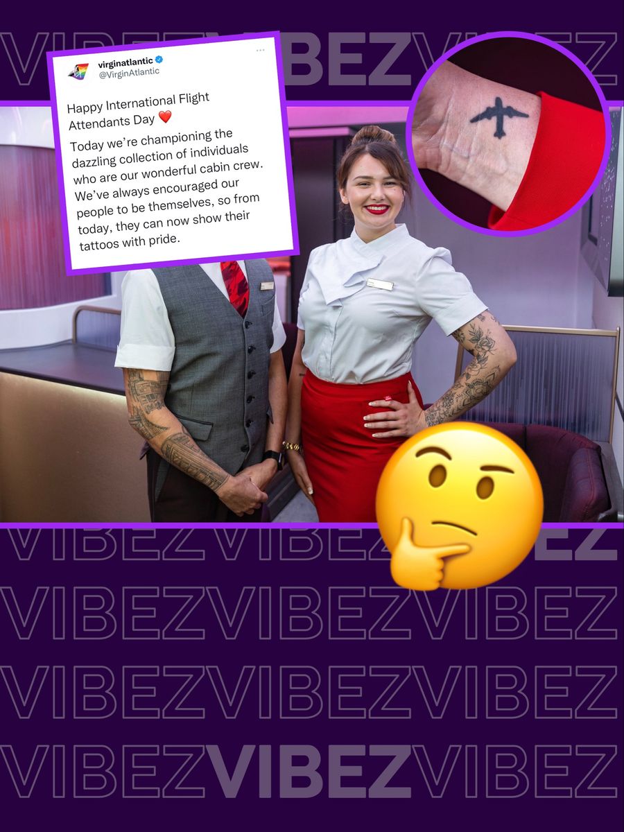 Virgin Atlantic tatuaże