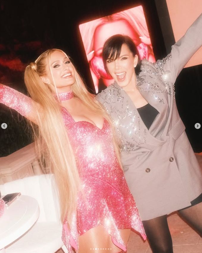Kris Jenner i Paris Hilton