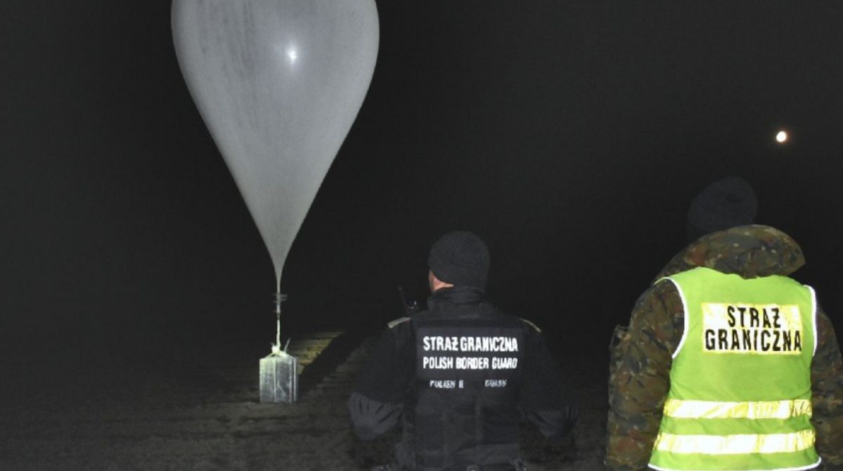 Balon z kontrabandą znaleziony w powiecie tomaszowskim