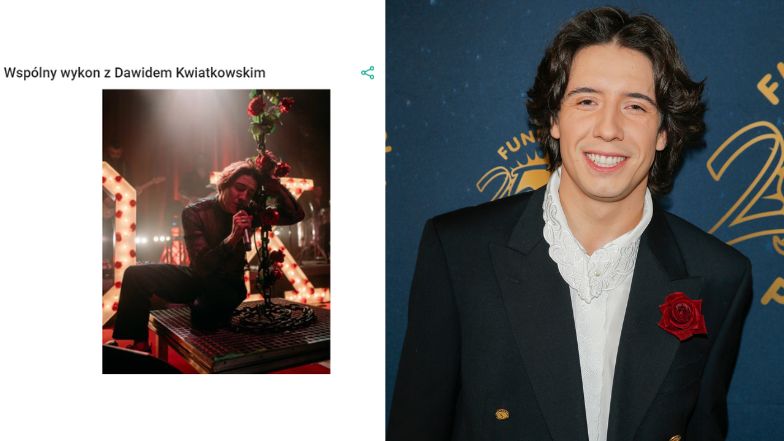 Wspólny wykon z Dawidem Kwiatkowskim